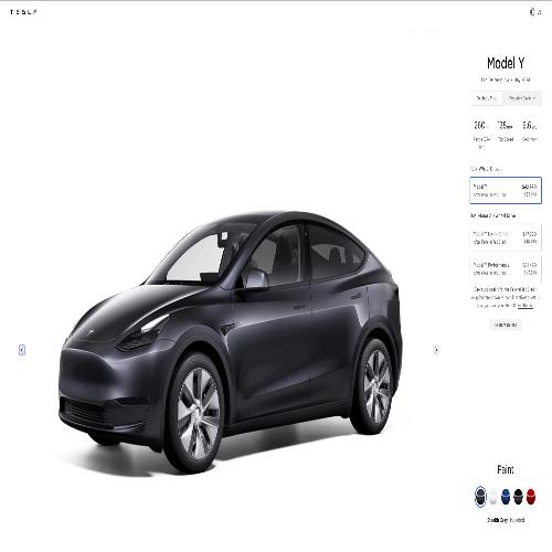 特斯拉美国Model Y、S、X全系降价